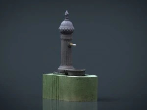 fountain 3 3D Model