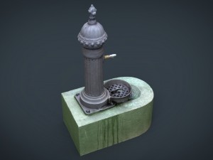 fountain 3 3D Model