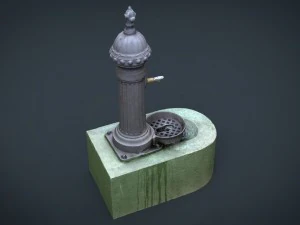 fountain 3 3D Model