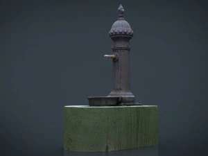 fountain 3 3D Model