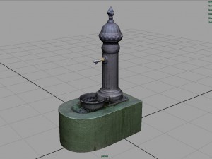 fountain 3 3D Model