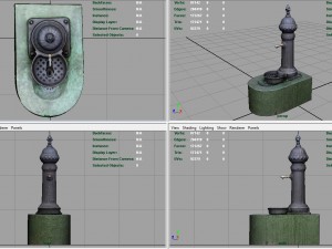fountain 3 3D Model