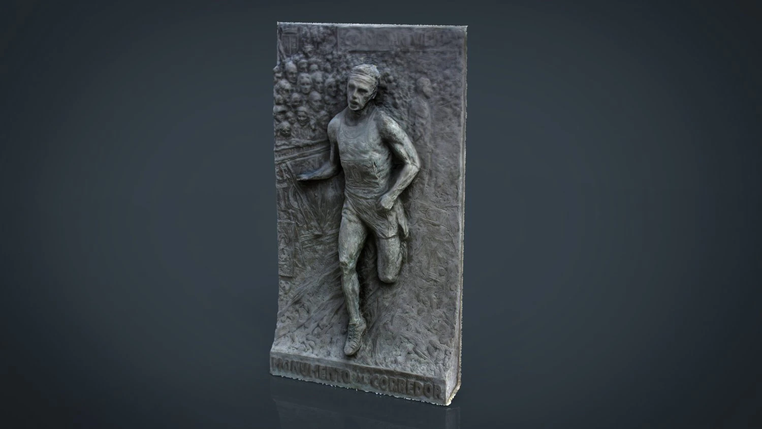 das Läuferdenkmal 3D Modell .c4d .max .obj .3ds .fbx .stl .blend