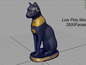 egyptian cat 3D Model