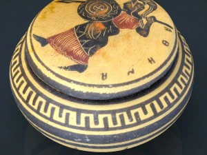 그리스 꽃병 3D 모델