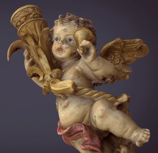 angel figure 3D Model .c4d .max .obj .3ds .fbx .stl .blend 