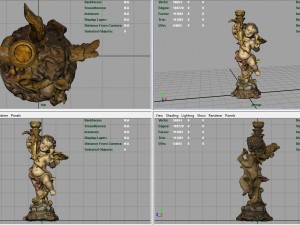 angel figure 3D Model