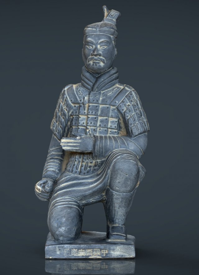 terracota soldier Modelo 3D .c4d .max .obj .3ds .fbx .stl .blend 