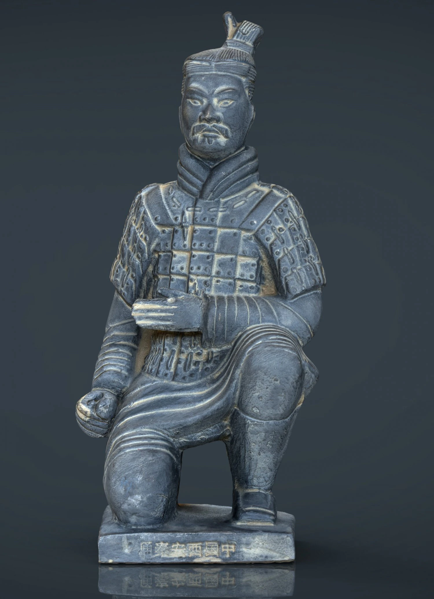 terracota soldier 3D Model .c4d .max .obj .3ds .fbx .stl .blend