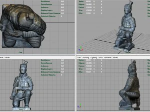 terracota soldier 3D Model