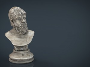 greek bust Modèle 3D