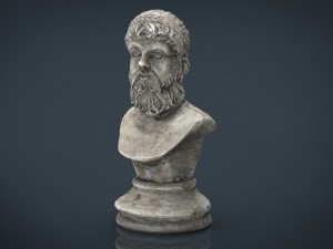 greek bust Modèle 3D