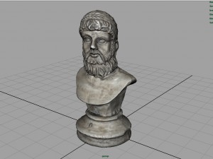 greek bust Modèle 3D