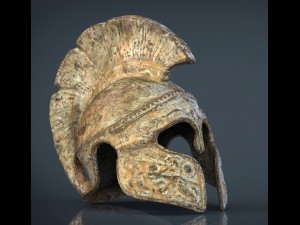 greek helmet 3D Model
