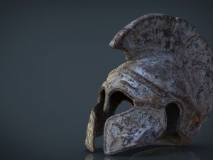 greek helmet Modèle 3D