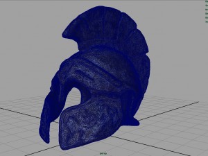 greek helmet Modèle 3D