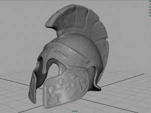 greek helmet Modèle 3D