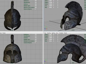 грецький шолом 3D Модель