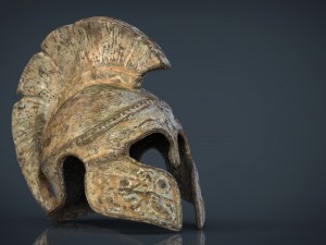 greek helmet Modèle 3D