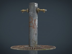 fountain 5 Modèle 3D