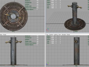 fountain 5 Modèle 3D
