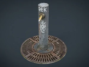 fountain 5 3D Model