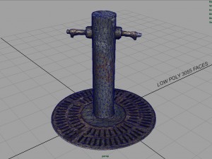 fountain 5 Modèle 3D