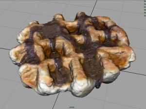 waffle chocolate 3D Model