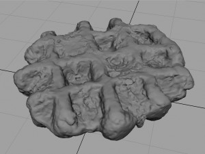 waffle chocolate Modello 3D