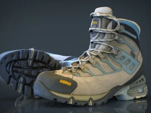sepatu hiking Model 3D