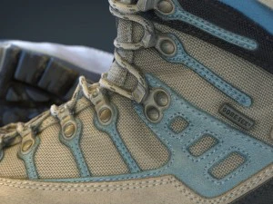 hiking boots 3D Model