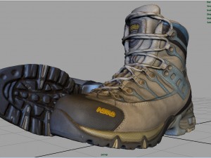 hiking boots 3Dモデル