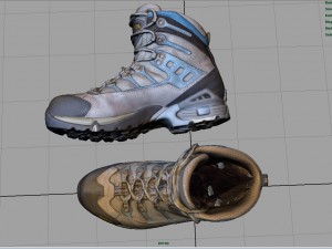 hiking boots 3Dモデル