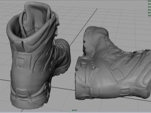 hiking boots 3Dモデル
