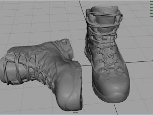 hiking boots 3Dモデル