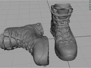 hiking boots 3D Model