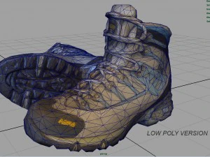 hiking boots 3D Model