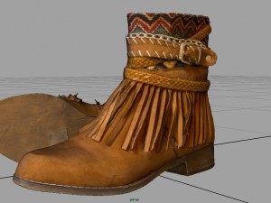 womens boots 3Dモデル
