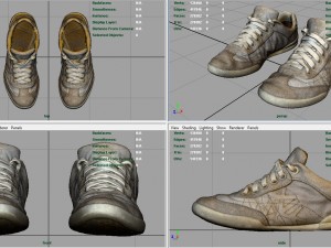 sneakers 1 3D 모델