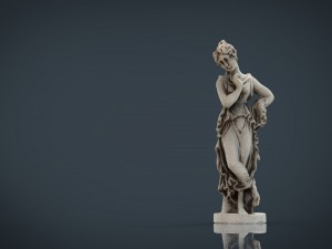 greek woman statue 3Dモデル