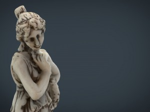 greek woman statue 3Dモデル