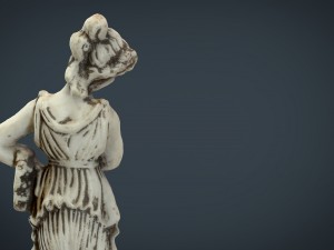 greek woman statue 3Dモデル