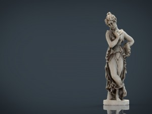 greek woman statue 3Dモデル