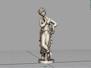 greek woman statue 3Dモデル