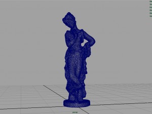 greek woman statue 3Dモデル