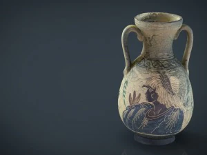 greek vase 2 3D Model