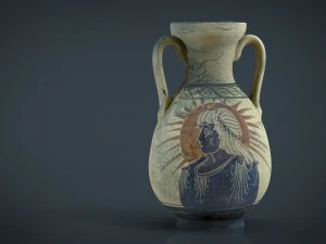 greek vase 2 3D Model
