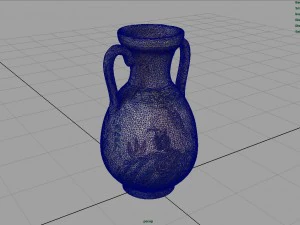 greek vase 2 3D Model