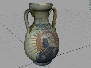 greek vase 2 3D Model