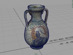 greek vase 2 3D 模型